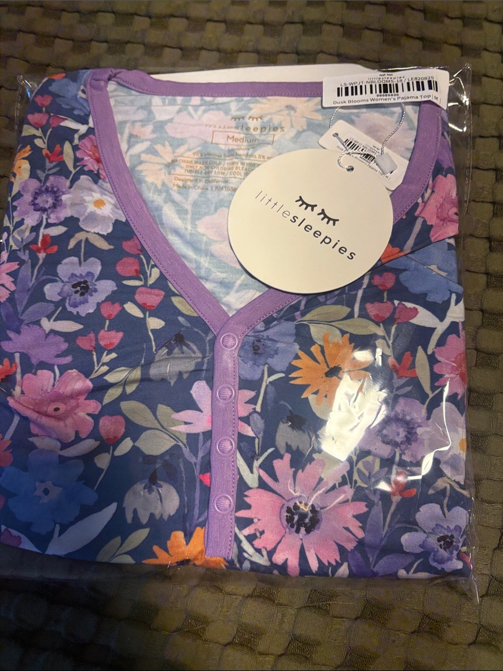 Little Sleepies Dusk Blooms Pajama Top